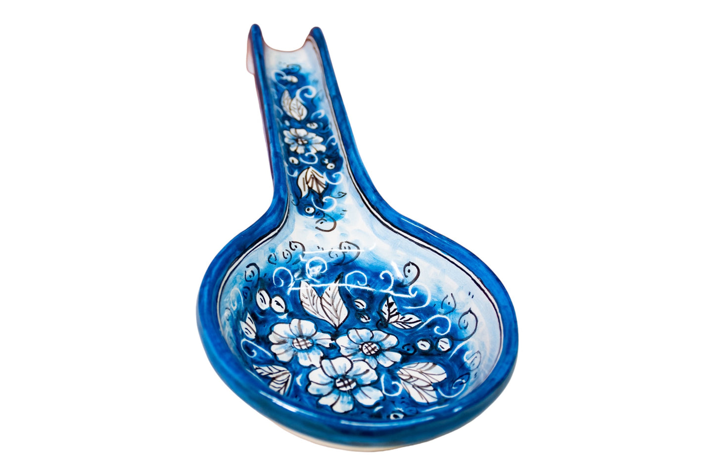 POGGIA MESTOLO GRANDE IN CERAMICA DI CALTAGIRONE ANNA BORIA