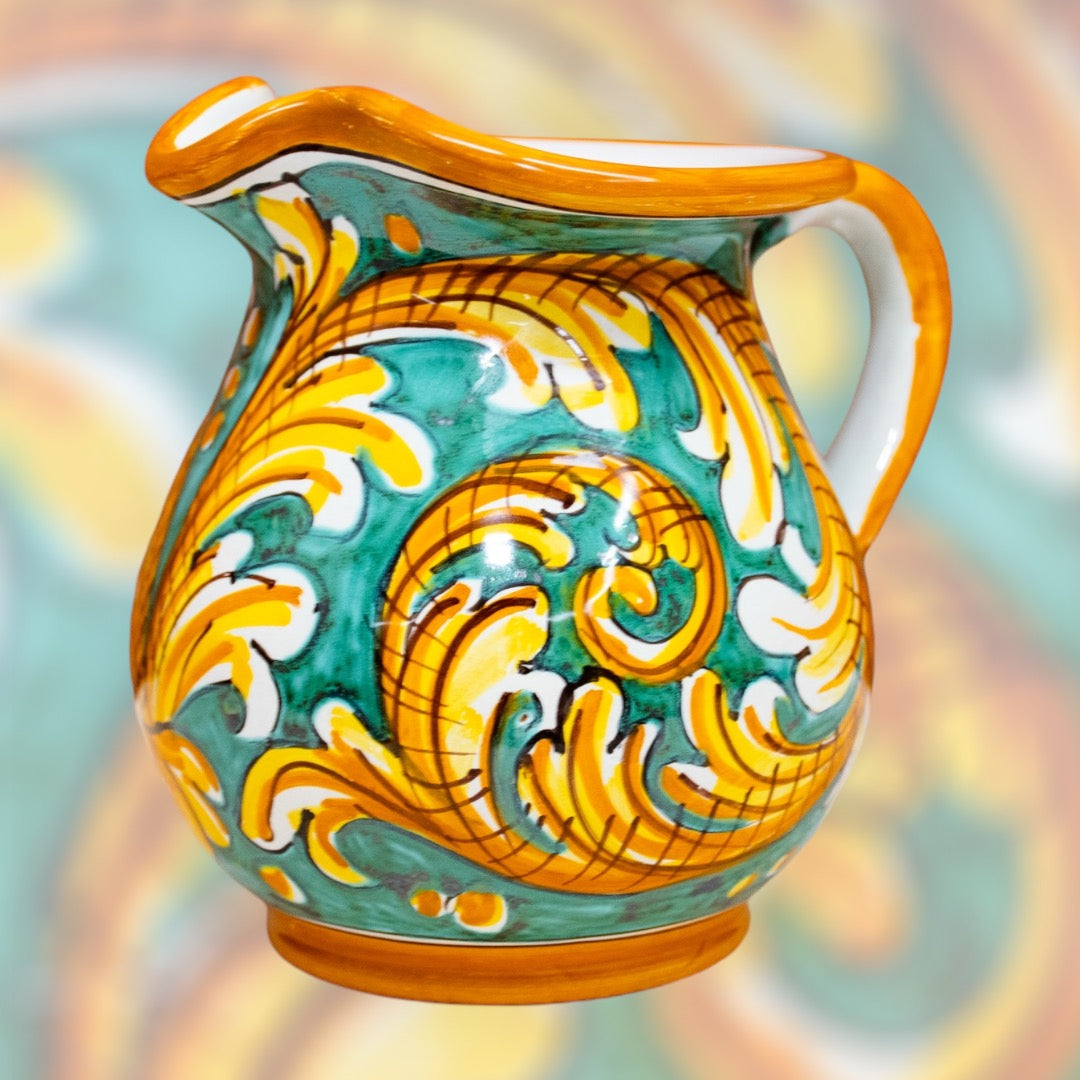 BROCCA IN CERAMICA DI CALTAGIRONE ANNA BORIA