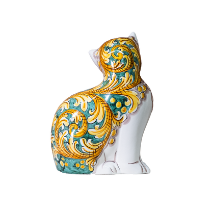 GATTONE IN CERAMICA DI CALTAGIRONE ANNA BORIA
