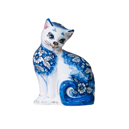 GATTONE IN CERAMICA DI CALTAGIRONE ANNA BORIA