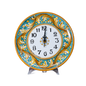 OROLOGIO TONDO IN CERAMICA DI CALTAGIRONE ANNA BORIA