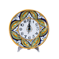 OROLOGIO TONDO IN CERAMICA DI CALTAGIRONE ANNA BORIA