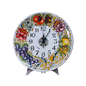 OROLOGIO TONDO IN CERAMICA DI CALTAGIRONE ANNA BORIA