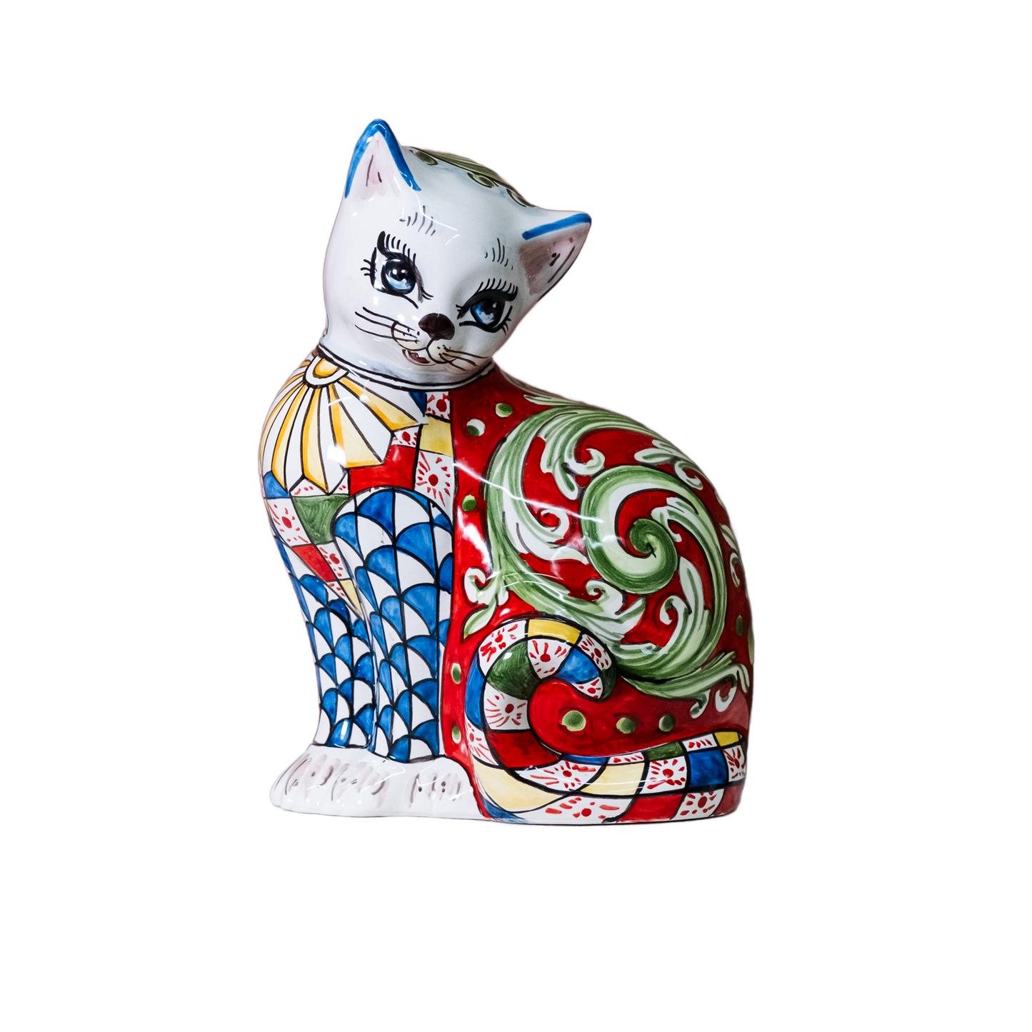 GATTONE IN CERAMICA DI CALTAGIRONE ANNA BORIA