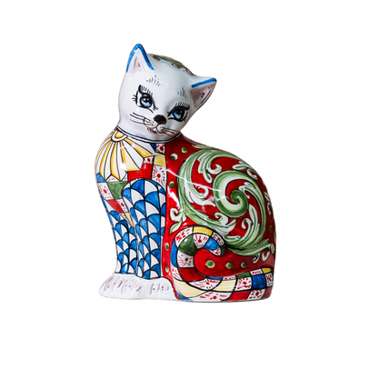 GATTONE IN CERAMICA DI CALTAGIRONE ANNA BORIA