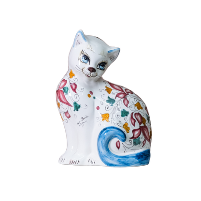GATTONE IN CERAMICA DI CALTAGIRONE ANNA BORIA