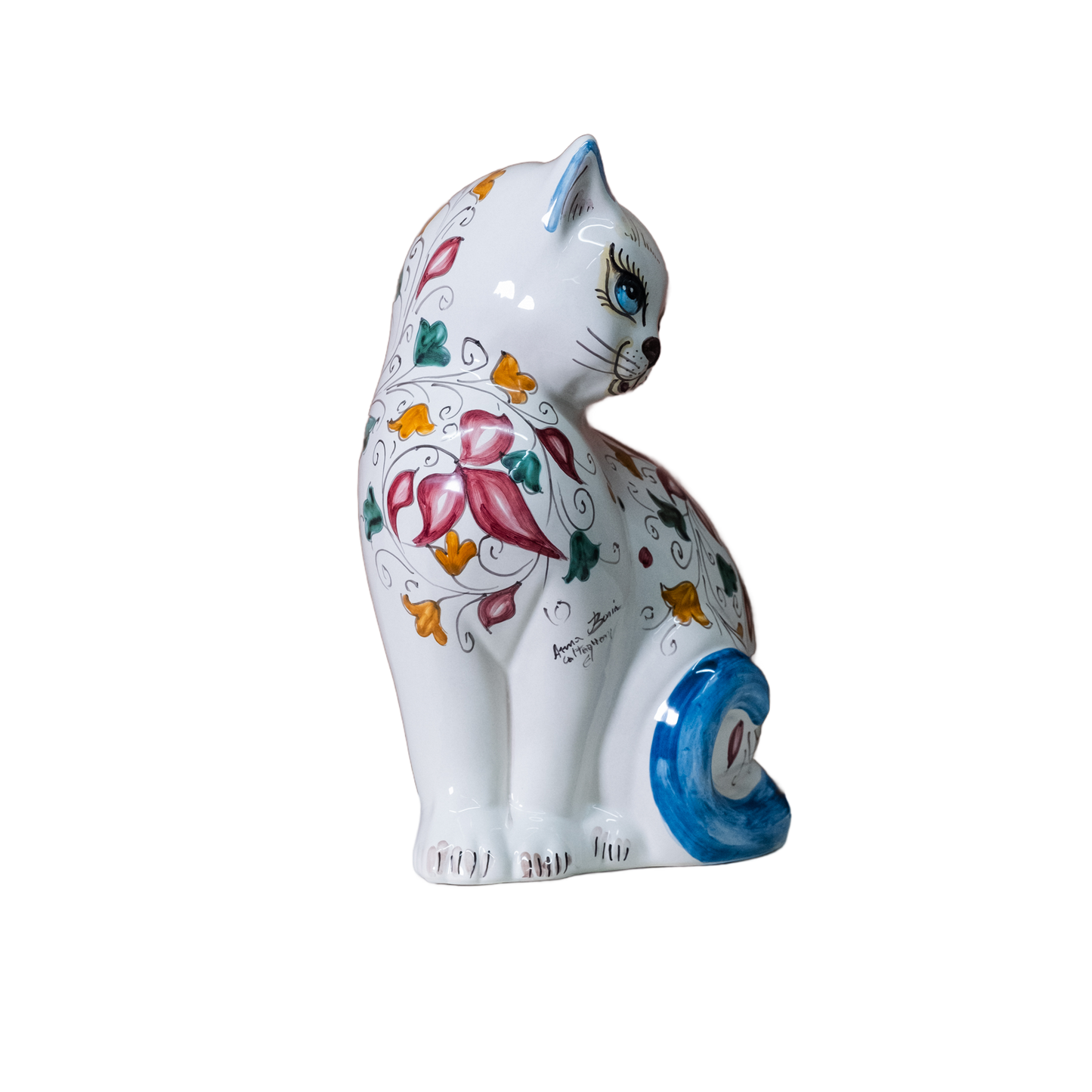 GATTONE IN CERAMICA DI CALTAGIRONE ANNA BORIA